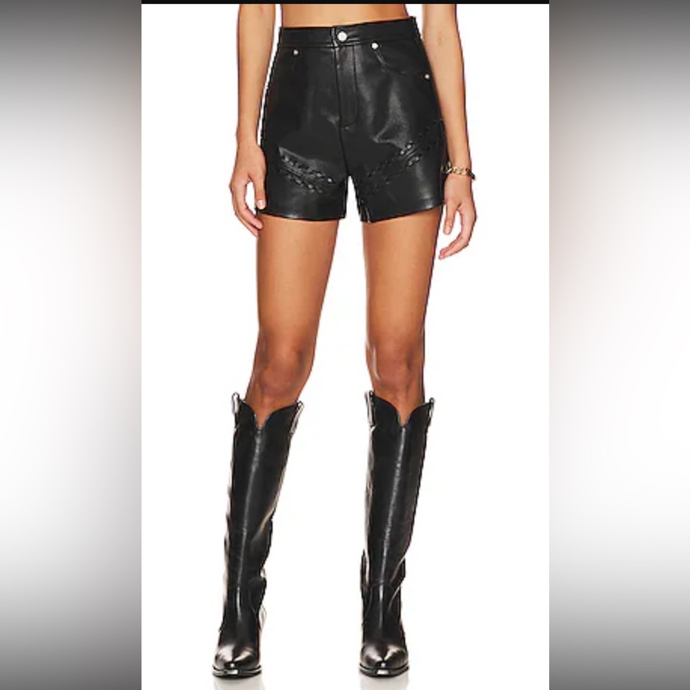 BLANKNYC Faux Leather  Shorts - Picture 2 of 12